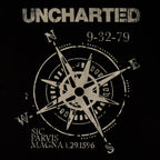 Productafbeelding Uncharted - Kompas T-Shirt Zwart