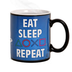 Produktbild PlayStation - Eat Sleep Repeat Thermoeffekt Tasse