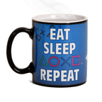 Produktbild PlayStation - Eat Sleep Repeat Thermoeffekt Tasse