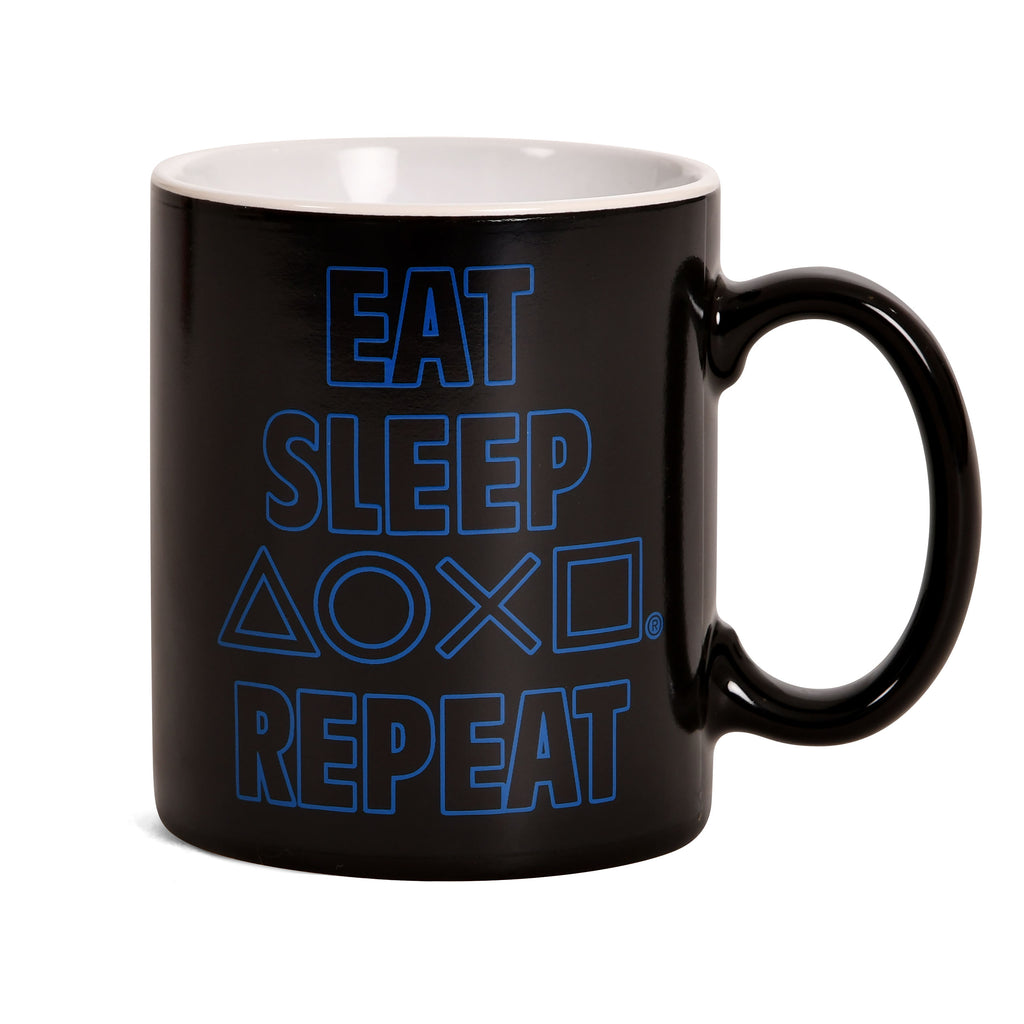 Produktbild PlayStation - Eat Sleep Repeat Thermoeffekt Tasse