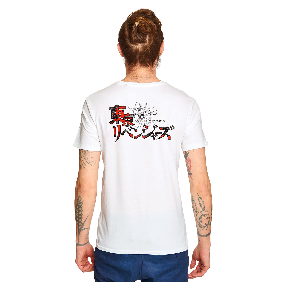 Productafbeelding Tokyo Revengers - Geel Vierkant Logo T-shirt wit