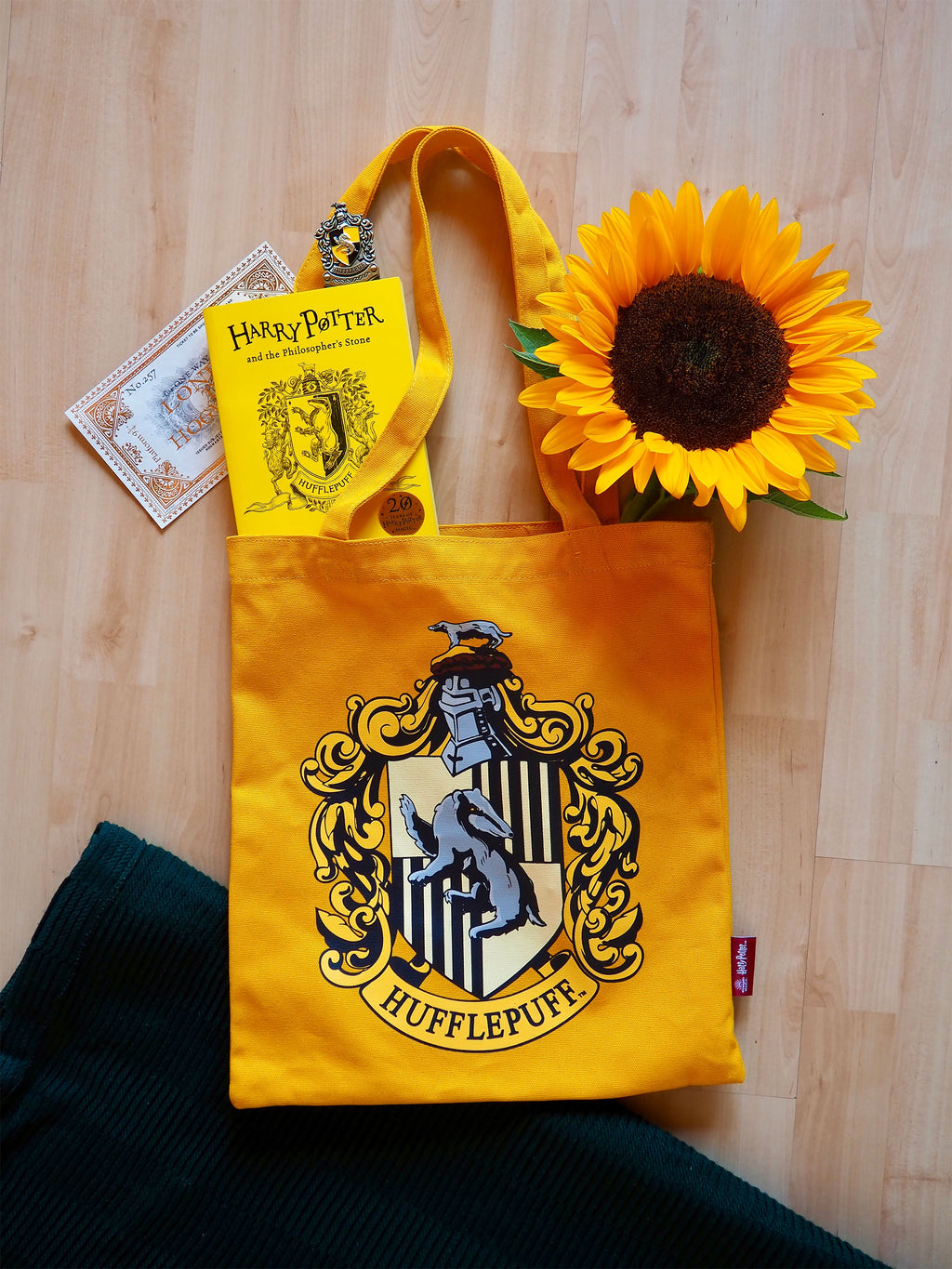 Productafbeelding Harry Potter - Hufflepuff Wapen Draagtas