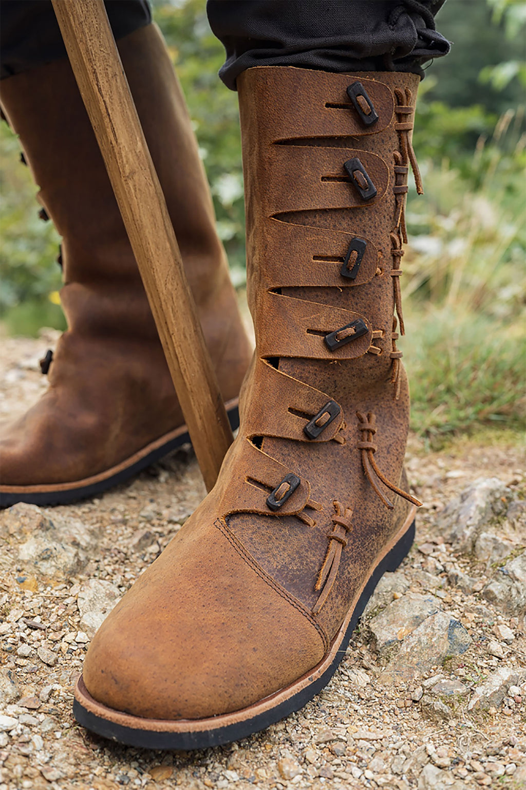 Image produit Bottes médiévales Odin marron