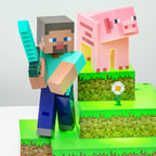Productafbeelding Minecraft - Steve Diorama Tafellamp