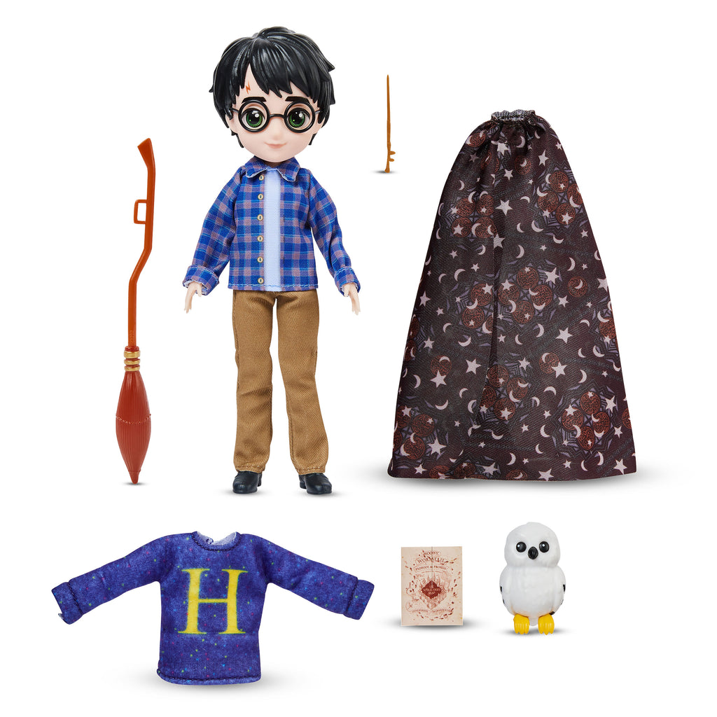 Produktbild Harry Potter Puppe Deluxe mit Hedwig