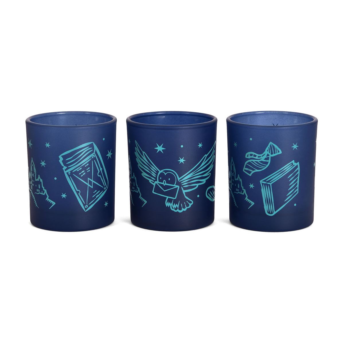 Produktbild Harry Potter - Hogwarts Teelichthalter 3er Set