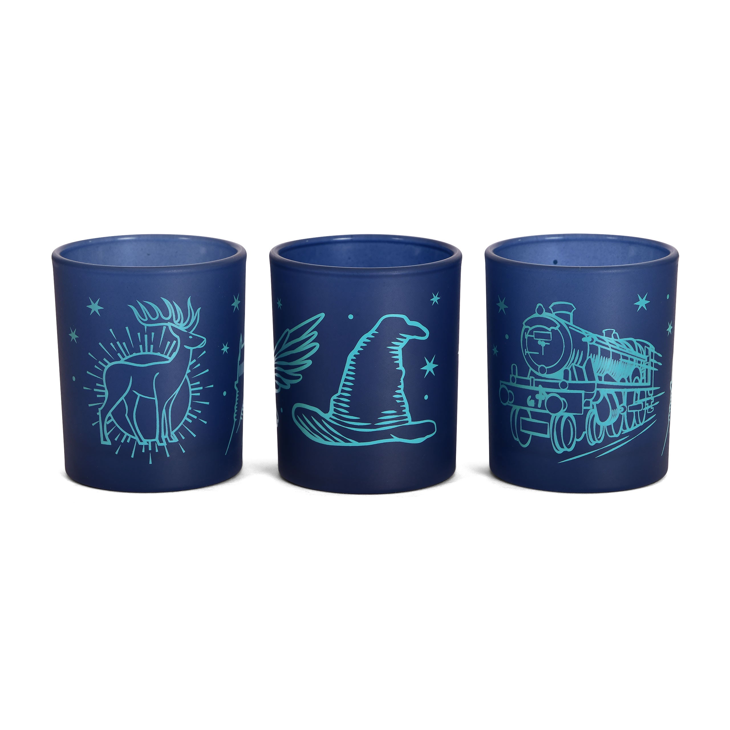 Produktbild Harry Potter - Hogwarts Teelichthalter 3er Set