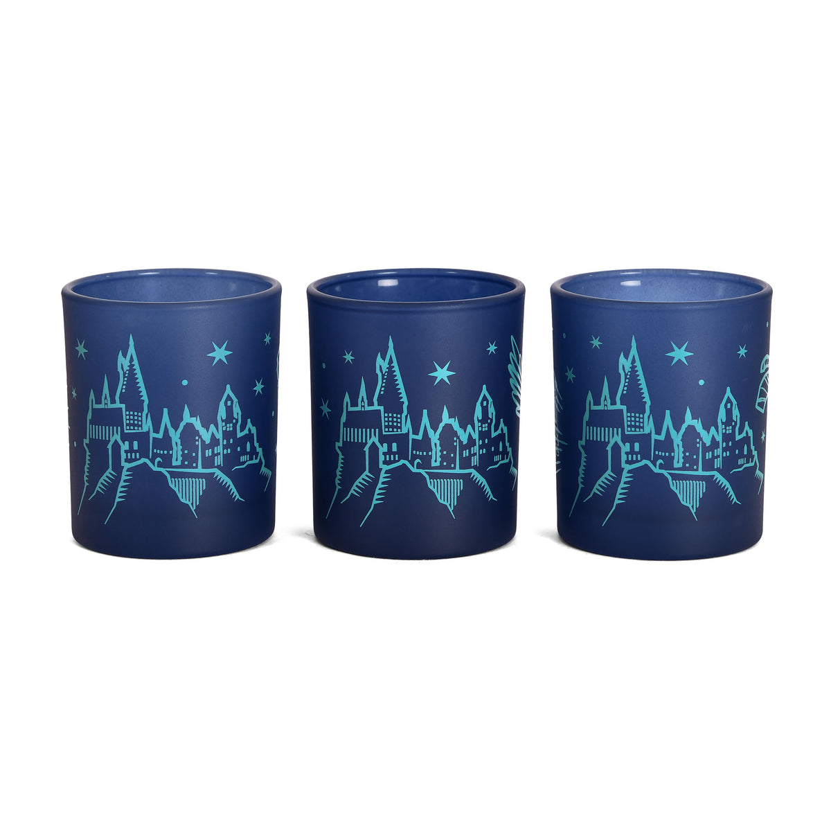 Produktbild Harry Potter - Hogwarts Teelichthalter 3er Set