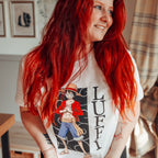 Productafbeelding One Piece - Luffy T-shirt wit
