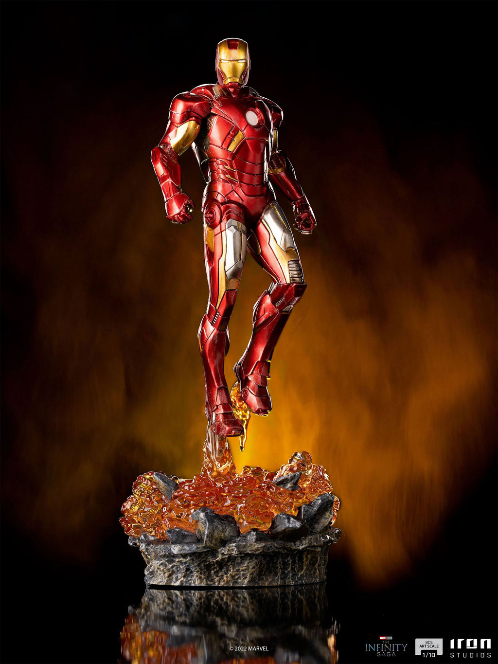Produktbild Iron Man - The Infinity Saga BDS Art Scale Deluxe Statue mit Leuchtfunktion