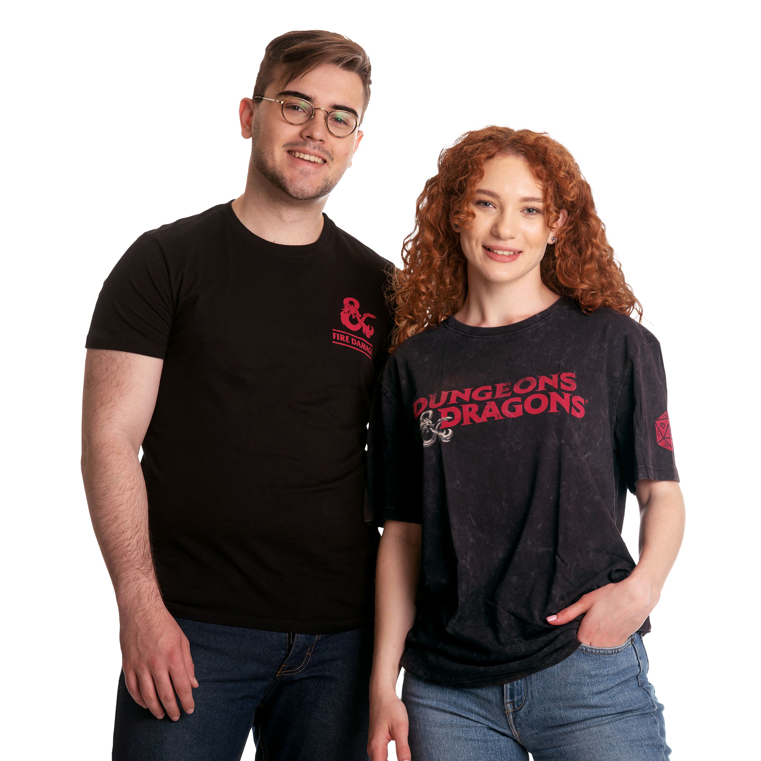 Productafbeelding Dungeons & Dragons - Chaotic Evil T-Shirt Zwart