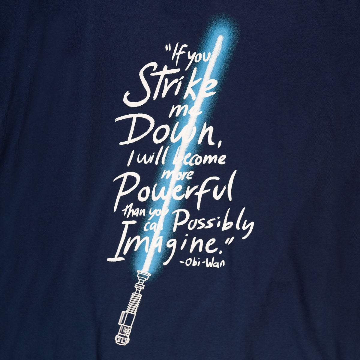 Produktbild Star Wars - If You Strike Me Down T-Shirt blau