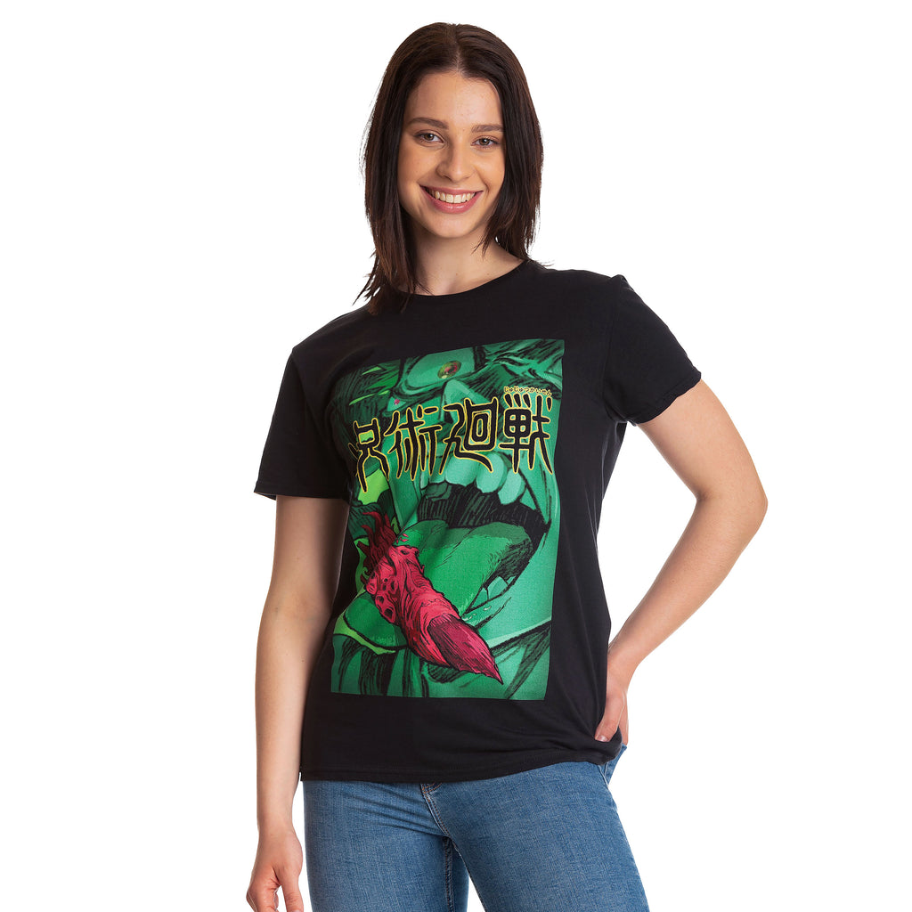 Image produit Jujutsu Kaisen - T-Shirt Finger Licking noir