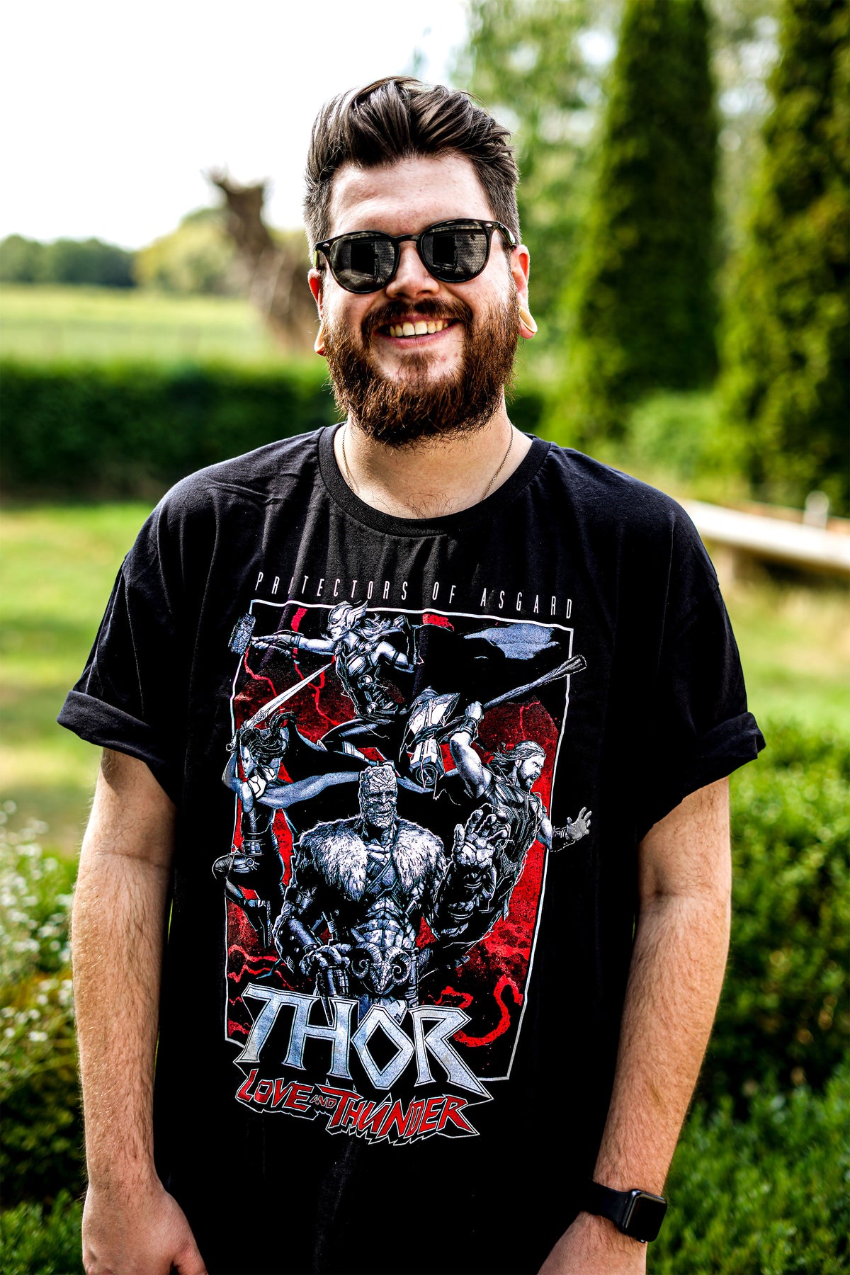 Produktbild Thor Love & Thunder - Protectors of Asgard T-Shirt schwarz