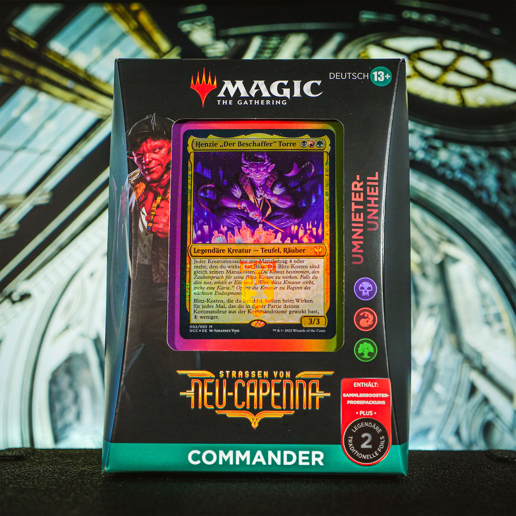 Image produit Rues de Nouvelle-Capenna - Umnieter Unheil Commander Deck - Magic The Gathering
