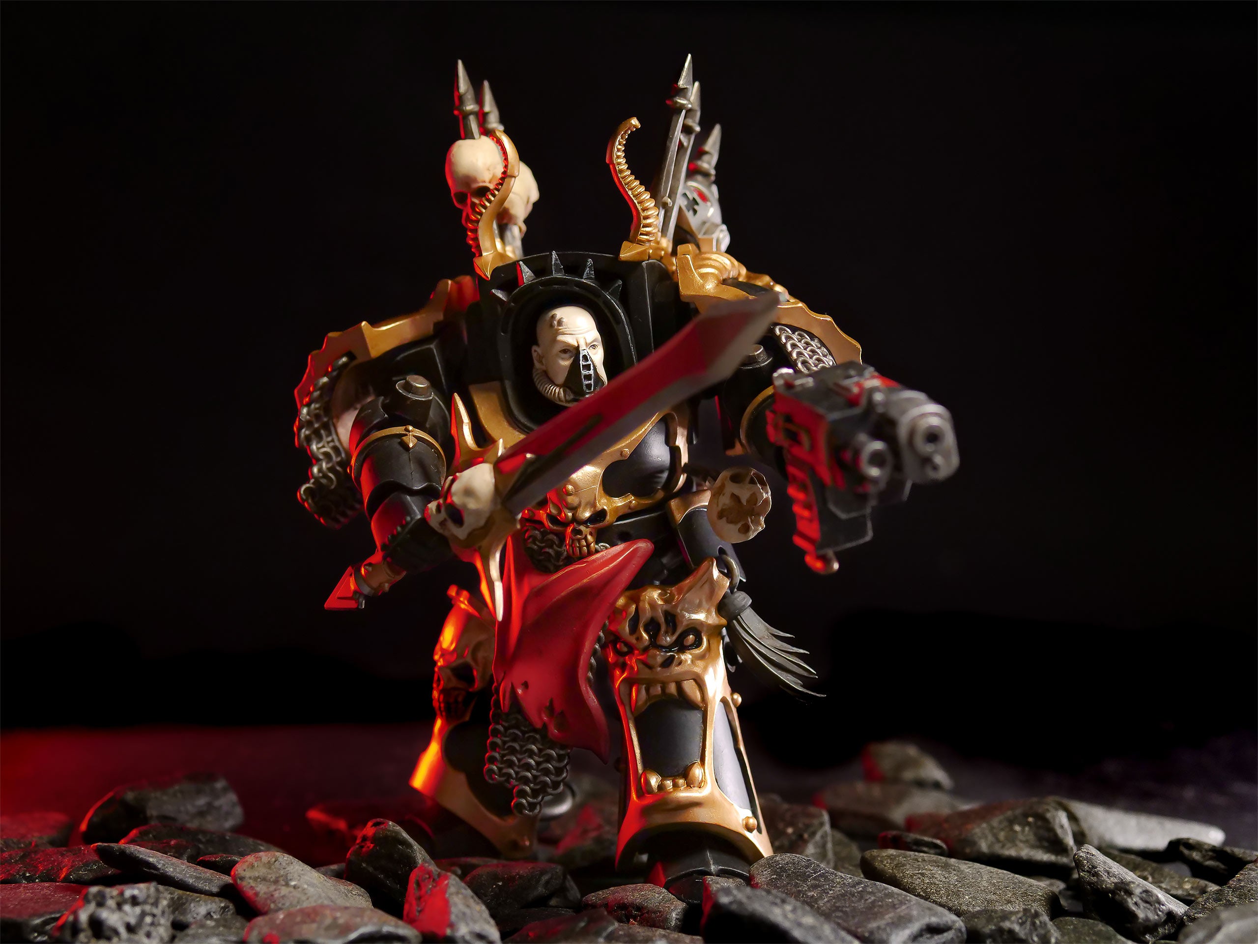 Productafbeelding Warhammer 40k - Black Legion Brother Gnarl Actiefiguur