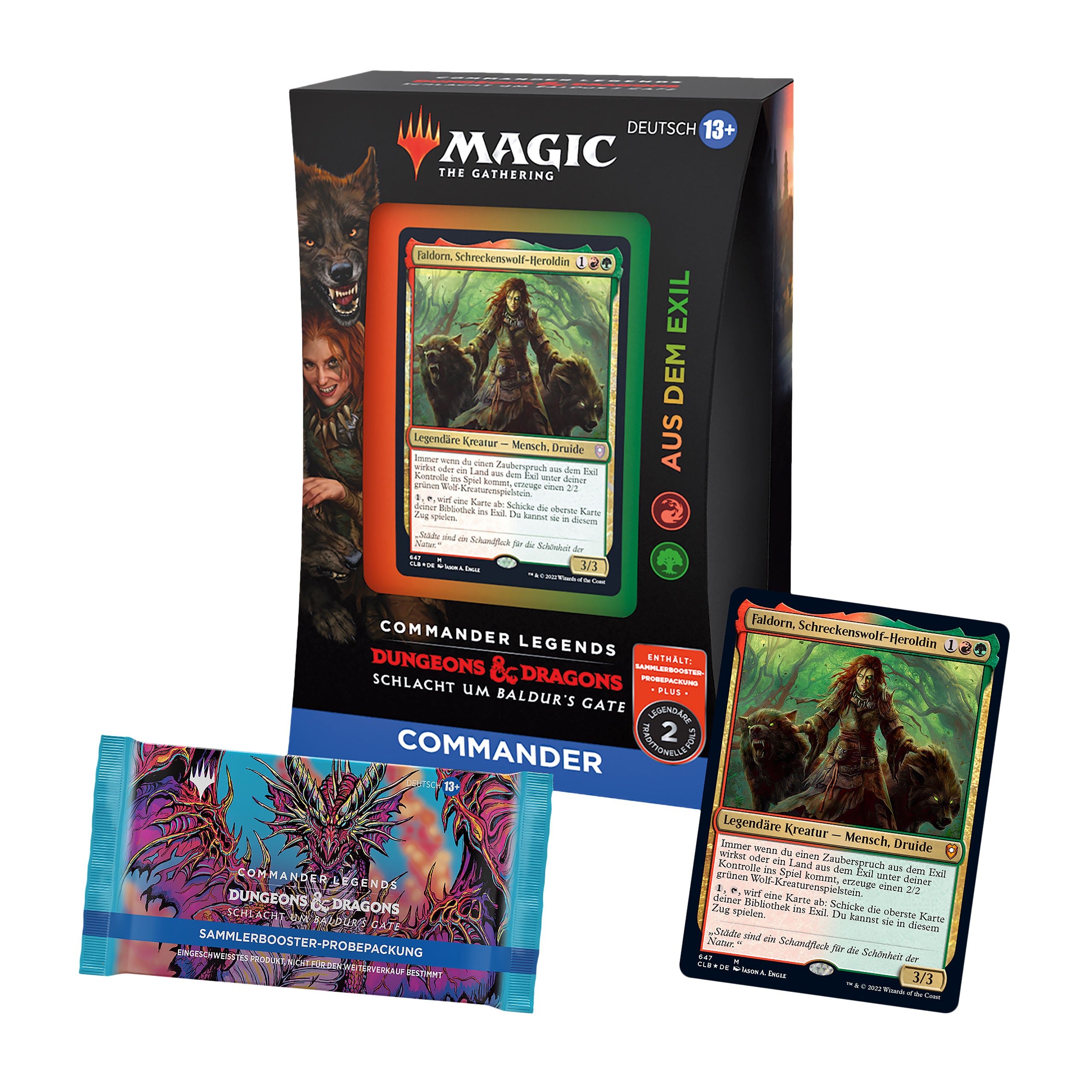 Image produit Bataille pour Baldur's Gate - Deck de commandant Exilé - Magic The Gathering