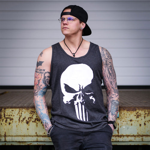 Productafbeelding Punisher - Skull Tanktop grijs