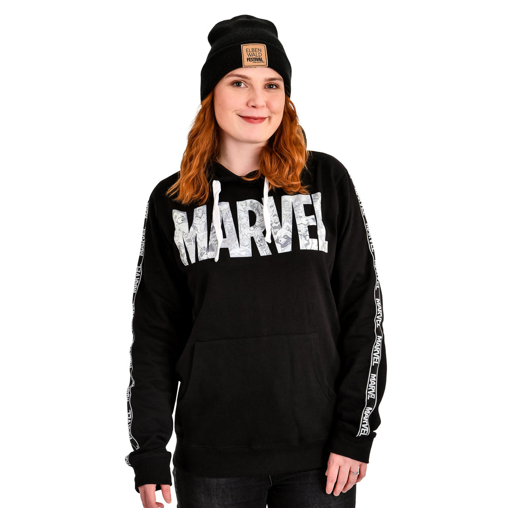 Productafbeelding Marvel - Comic Logo Hoodie Zwart