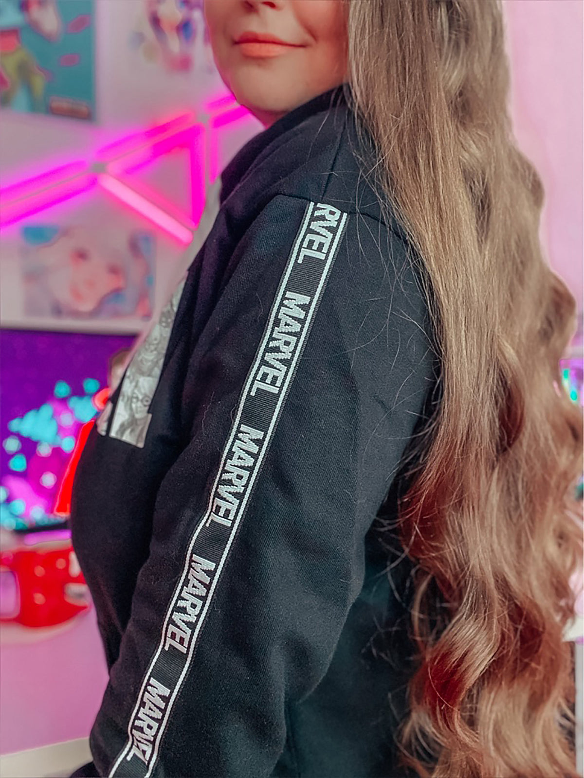 Productafbeelding Marvel - Comic Logo Hoodie Zwart
