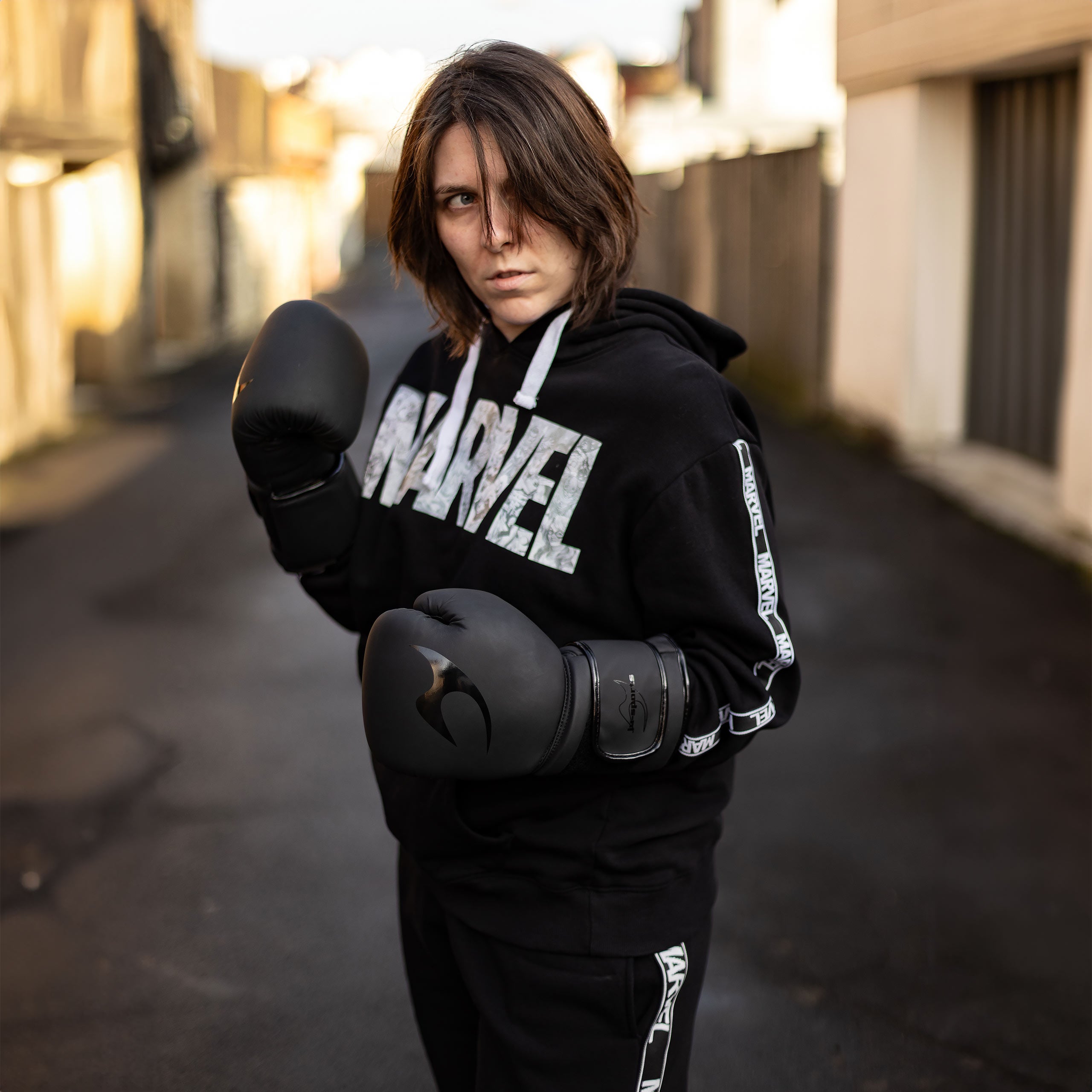 Productafbeelding Marvel - Comic Logo Hoodie Zwart
