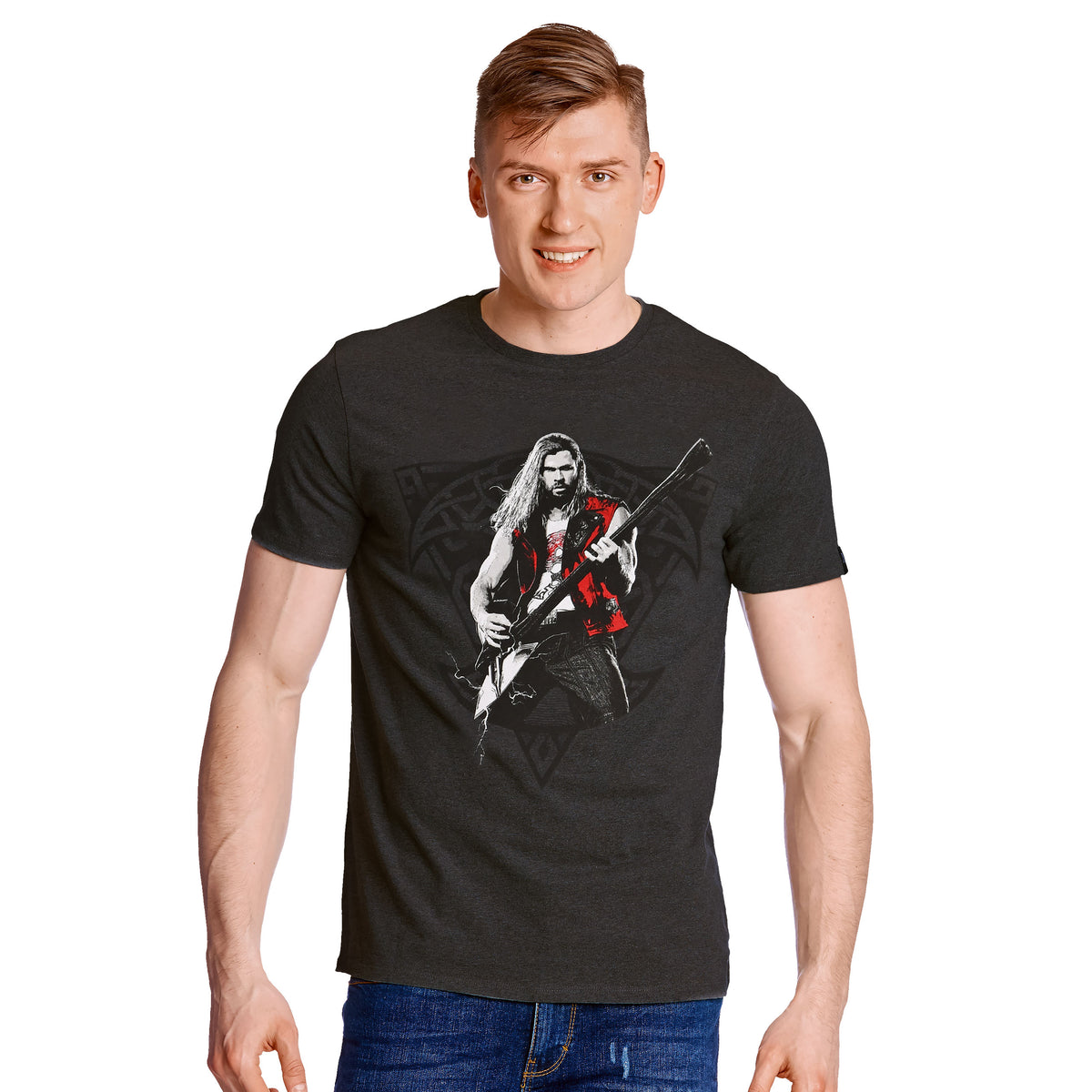 Image produit Thor: Love and Thunder - T-shirt de personnage gris