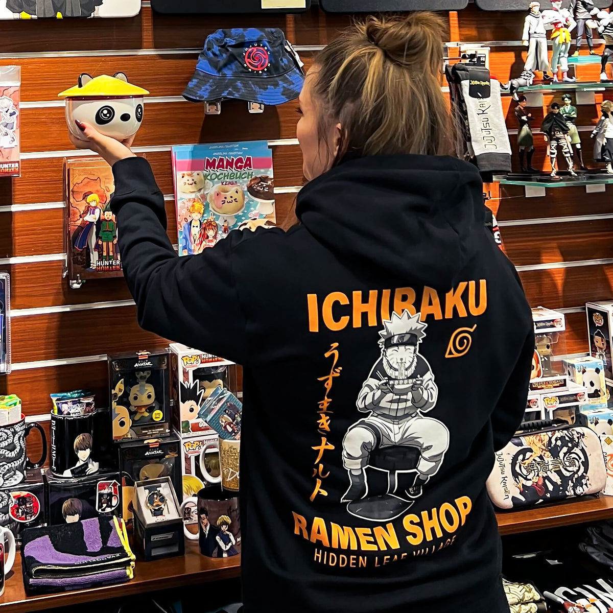 Image produit Naruto - Sweat à capuche Ichiraku Ramen Shop noir