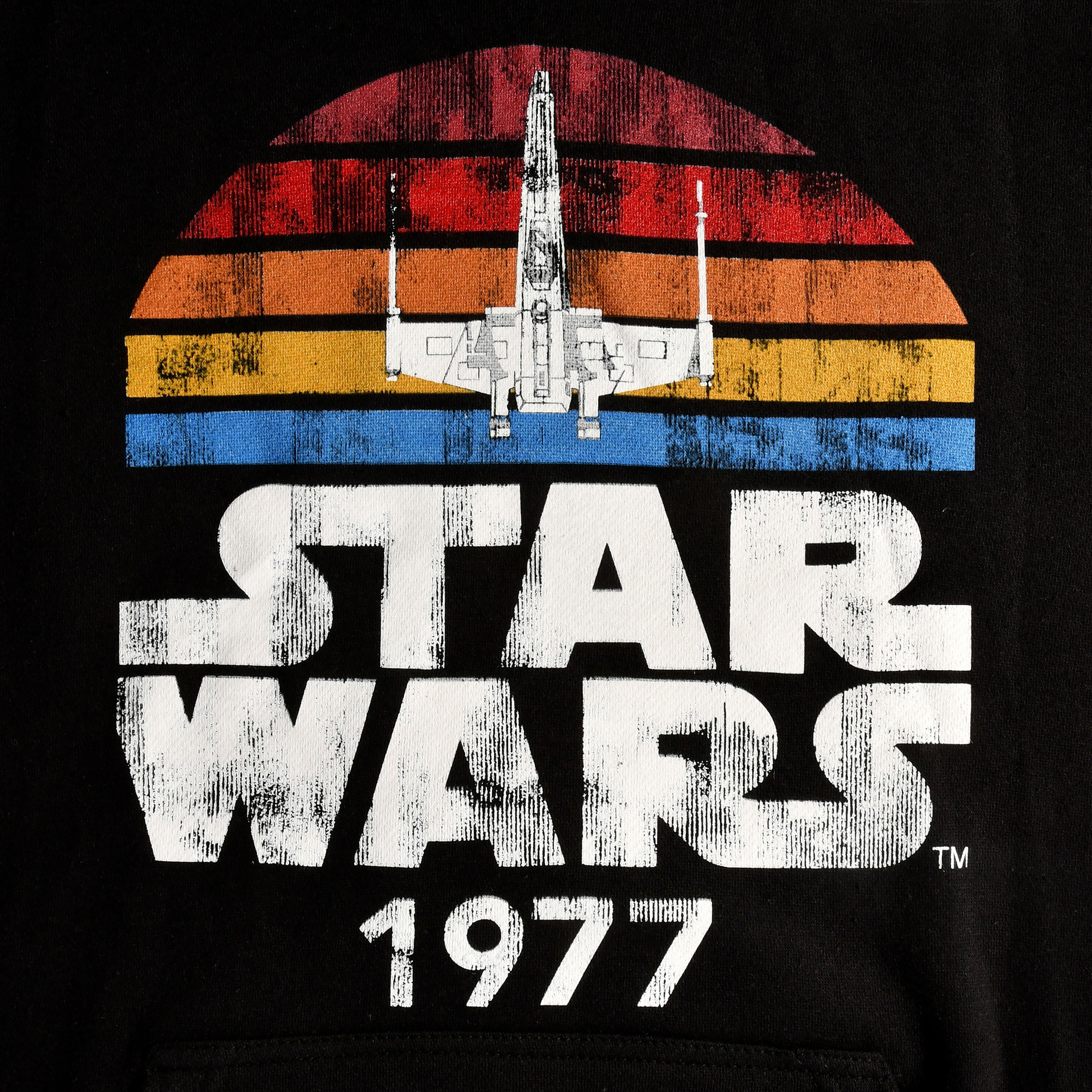 Productafbeelding Star Wars van 1977 Retro Hoodie zwart