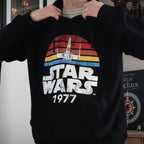 Productafbeelding Star Wars van 1977 Retro Hoodie zwart