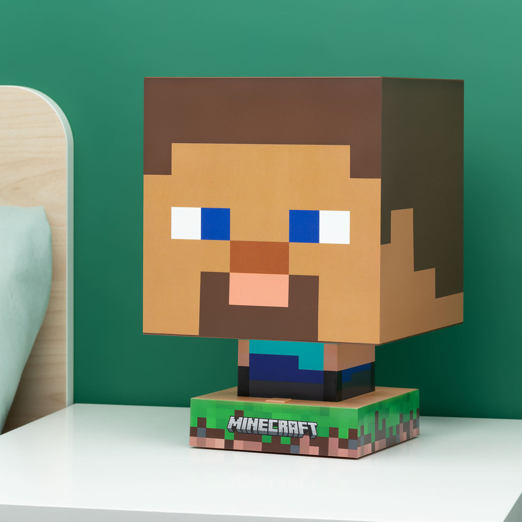 Productafbeelding Minecraft - Steve Icons 3D Tafellamp