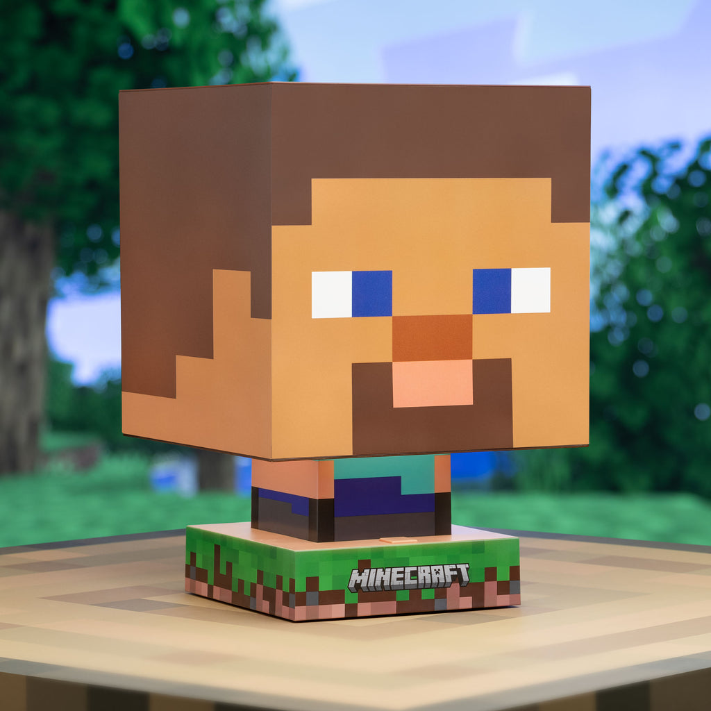 Productafbeelding Minecraft - Steve Icons 3D Tafellamp