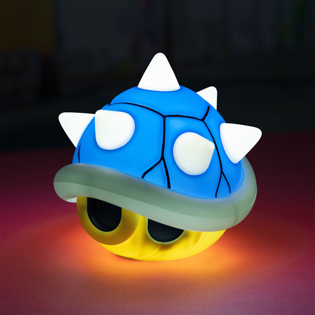 Productafbeelding Super Mario - Blauwe Schelp Tafellamp met Geluid