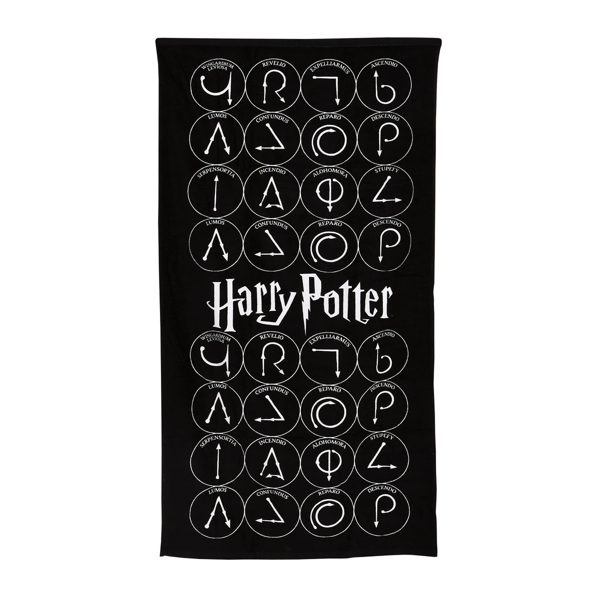 Produktbild Harry Potter - Zaubersprüche Badetuch