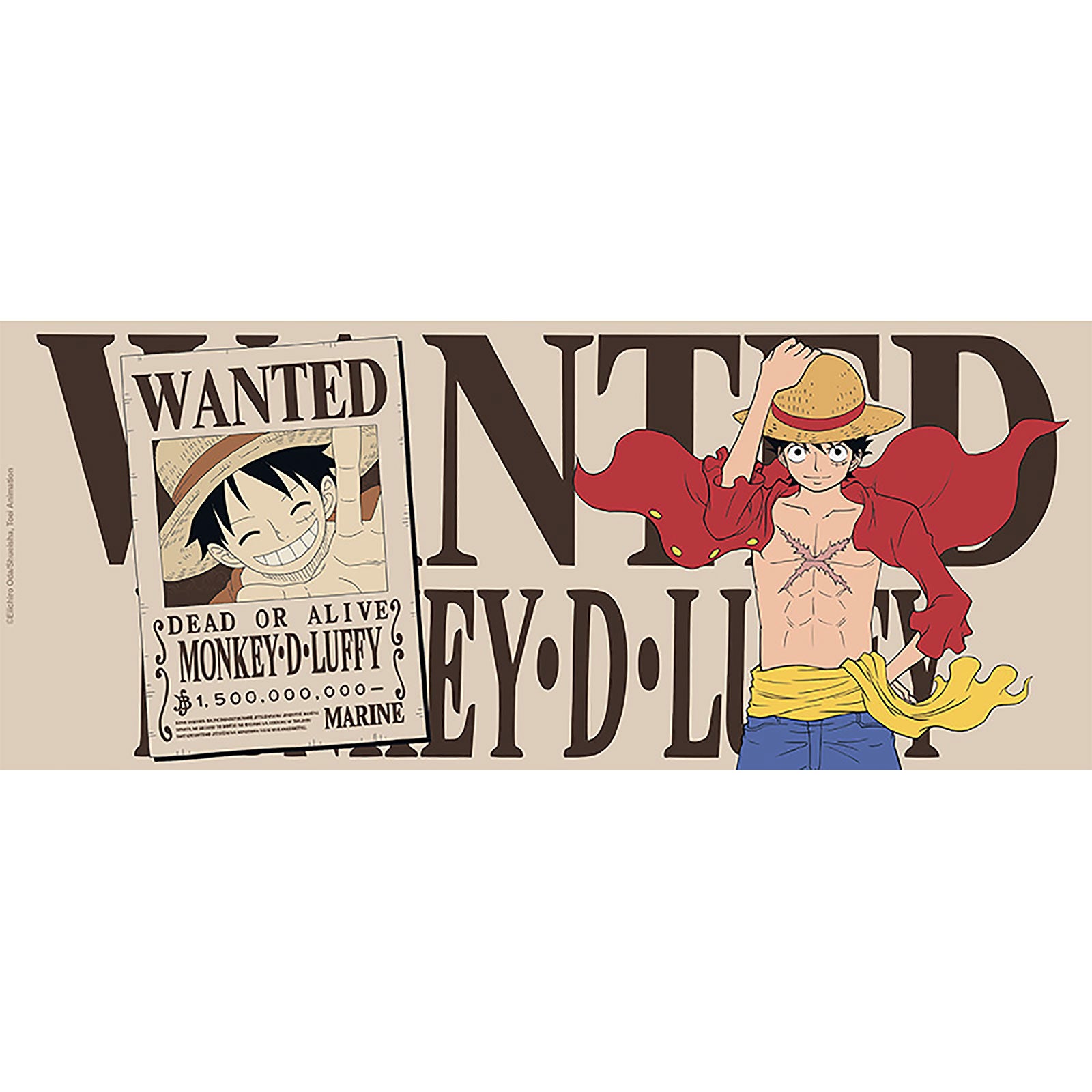 Image produit One Piece - Wanted D. Luffy Tasse
