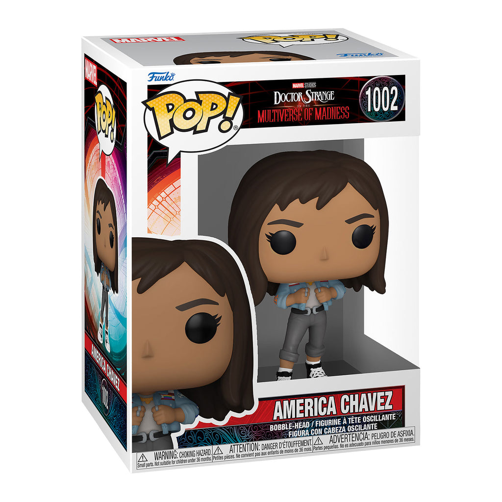 Image produit Doctor Strange - America Chavez Funko Pop Figurine à tête branlante