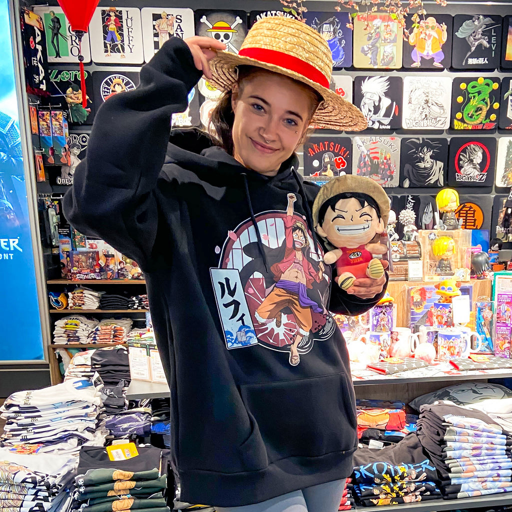 Productafbeelding One Piece - Ruffy Hoodie zwart