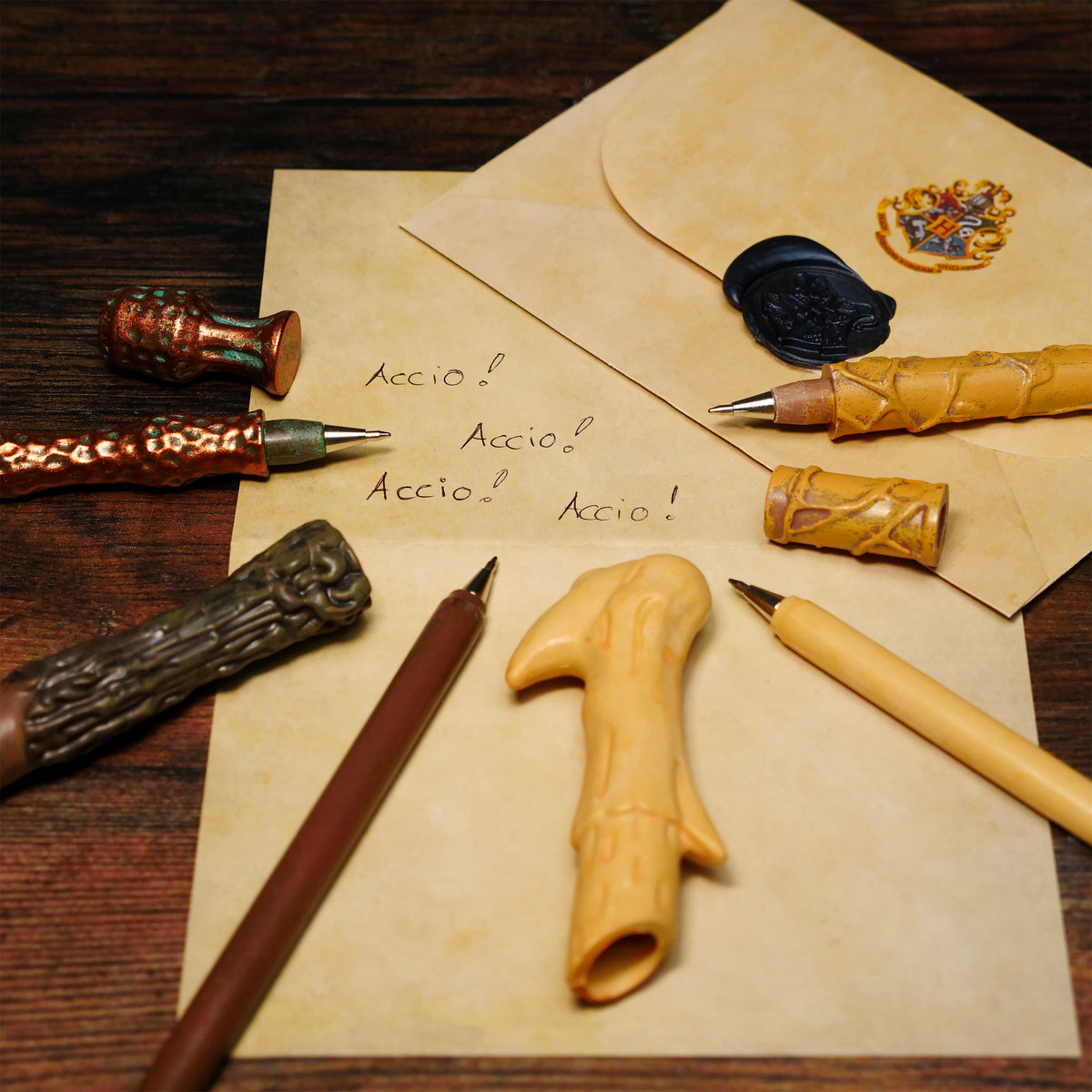 Image produit Harry Potter - Ensemble de stylos baguette magique de 4