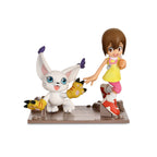 Image produit Digimon Adventure - Ensemble de figurines Gatomon & Kari