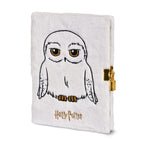 Produktbild Harry Potter - Hedwig Plüsch Notizbuch A5 mit Schloss