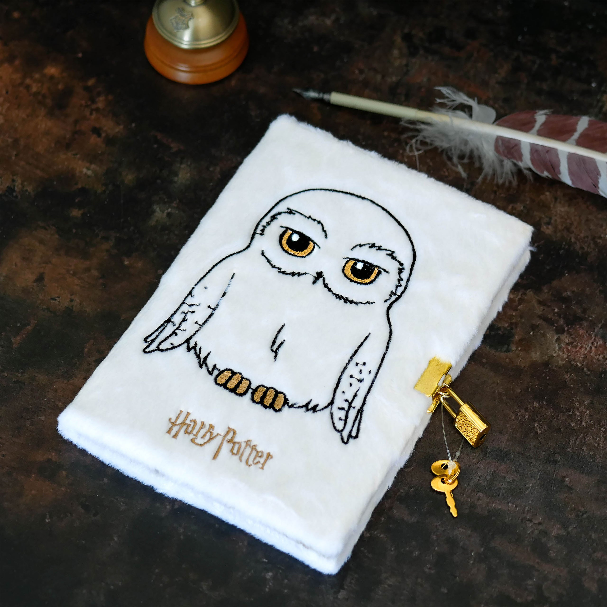 Productafbeelding Harry Potter - Hedwig Pluche Notitieboek A5 met Slot