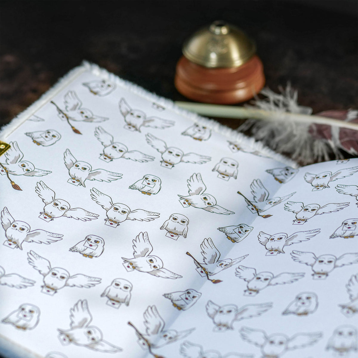 Productafbeelding Harry Potter - Hedwig Pluche Notitieboek A5 met Slot
