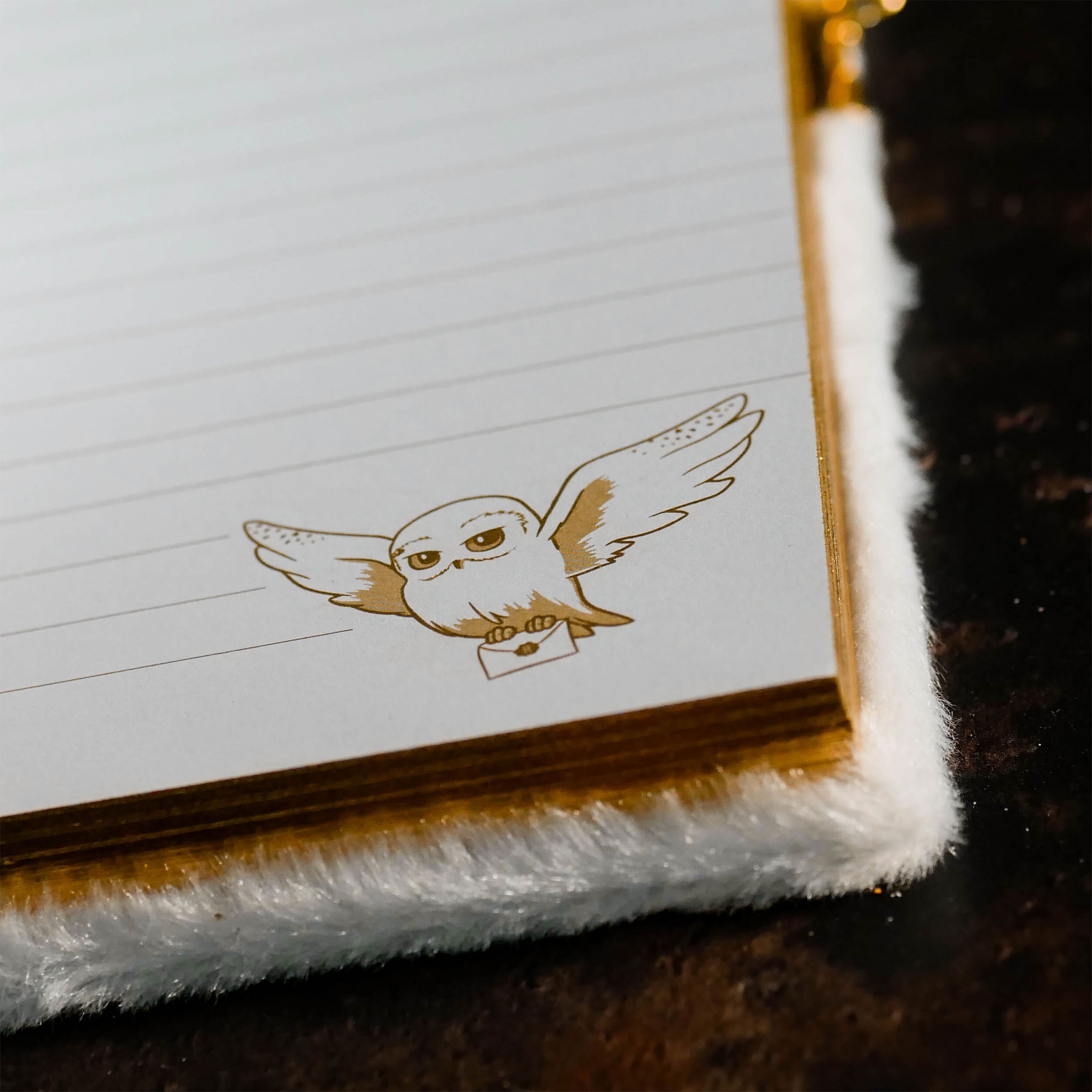 Productafbeelding Harry Potter - Hedwig Pluche Notitieboek A5 met Slot