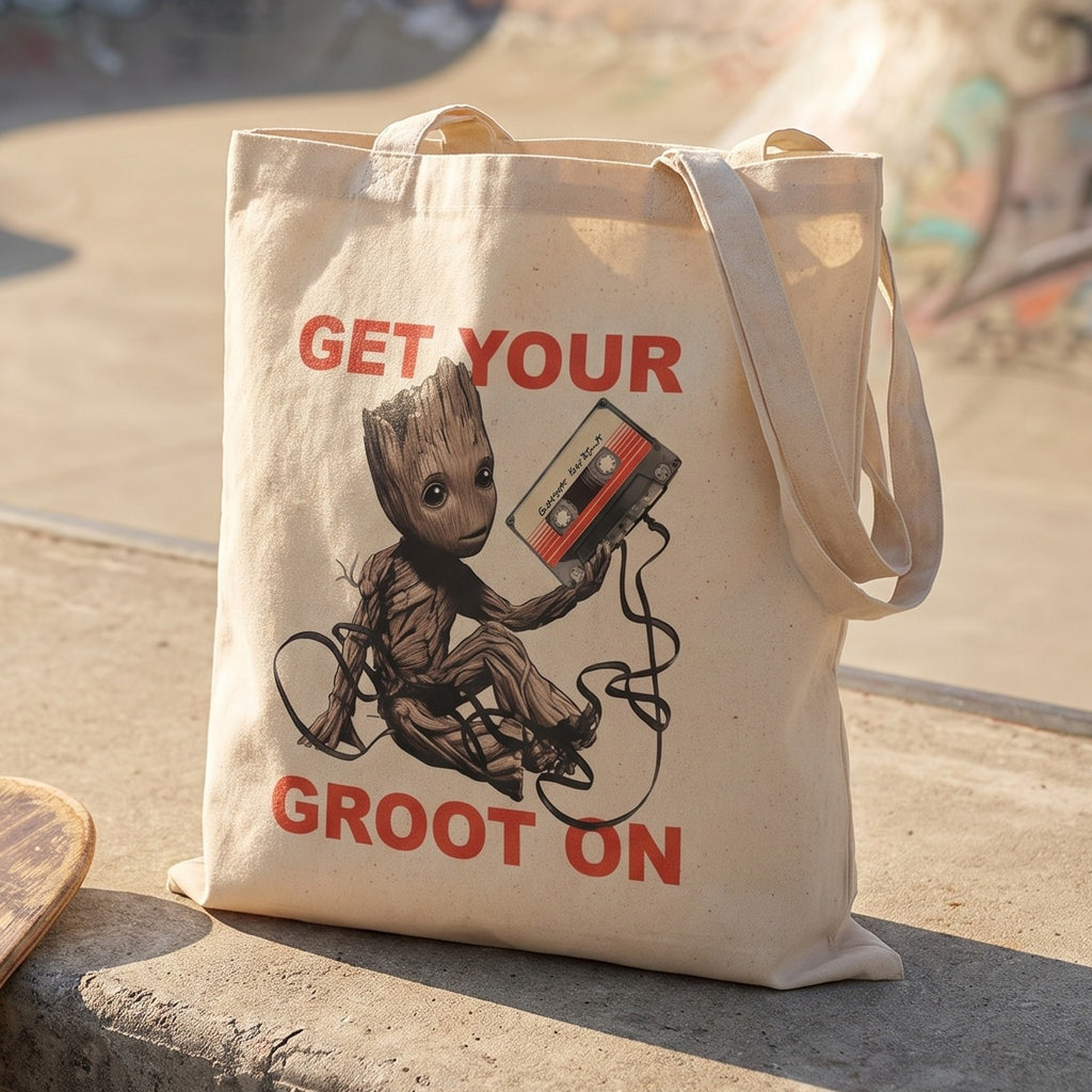 Productafbeelding Guardians of the Galaxy - Krijg Je Groot Op Jute Tas