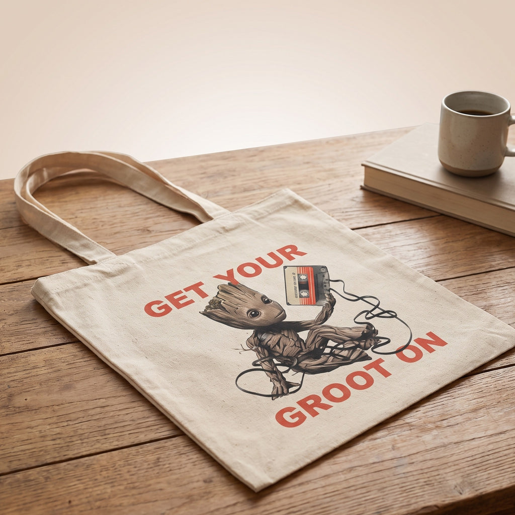 Productafbeelding Guardians of the Galaxy - Krijg Je Groot Op Jute Tas