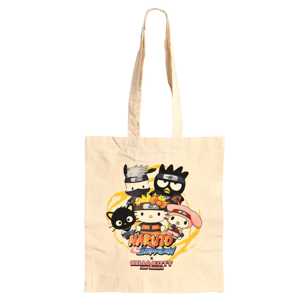 Image produit Sac en toile Naruto Shippuden x Hello Kitty and Friends