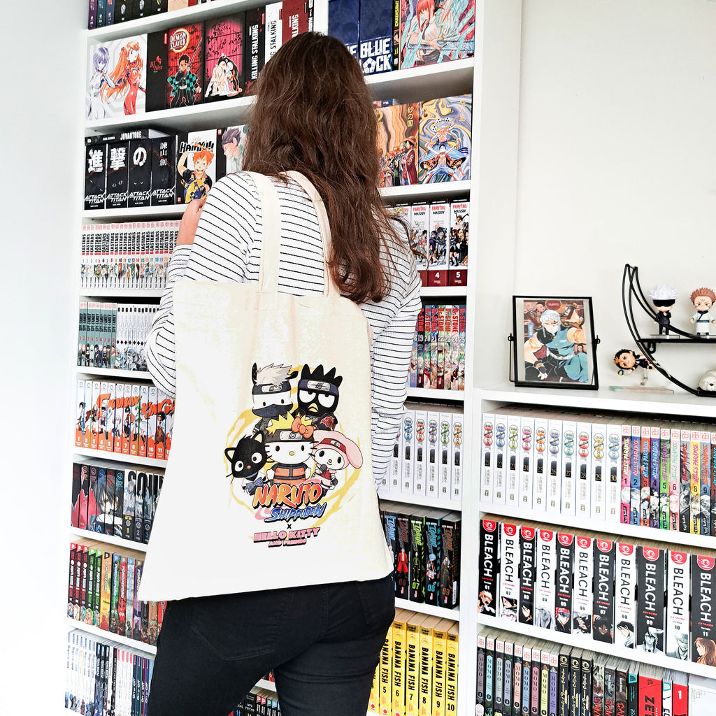 Image produit Sac en toile Naruto Shippuden x Hello Kitty and Friends