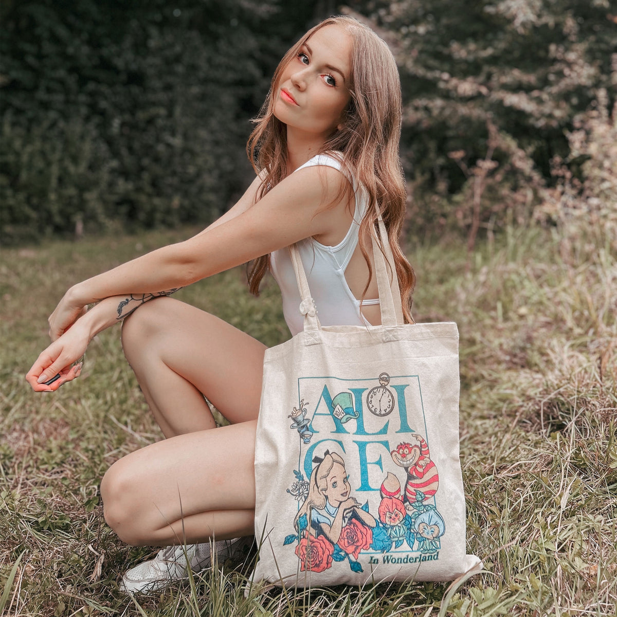 Image produit Alice au Pays des Merveilles - Sac en Jute