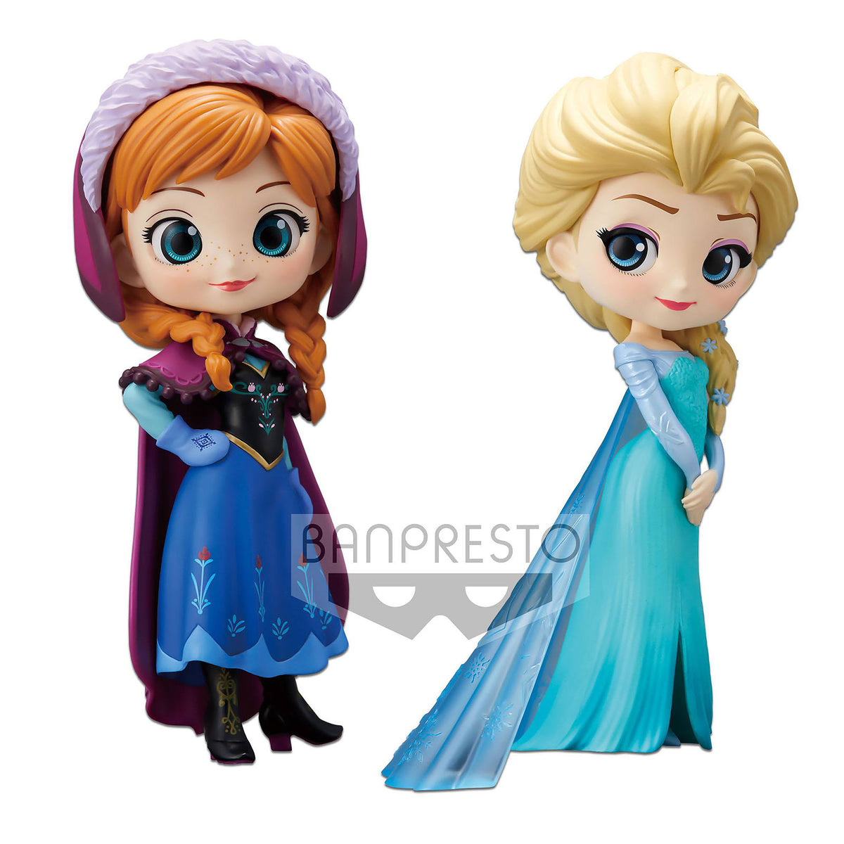 Produktbild Frozen - Anna & Elsa Q Posket Figuren Set