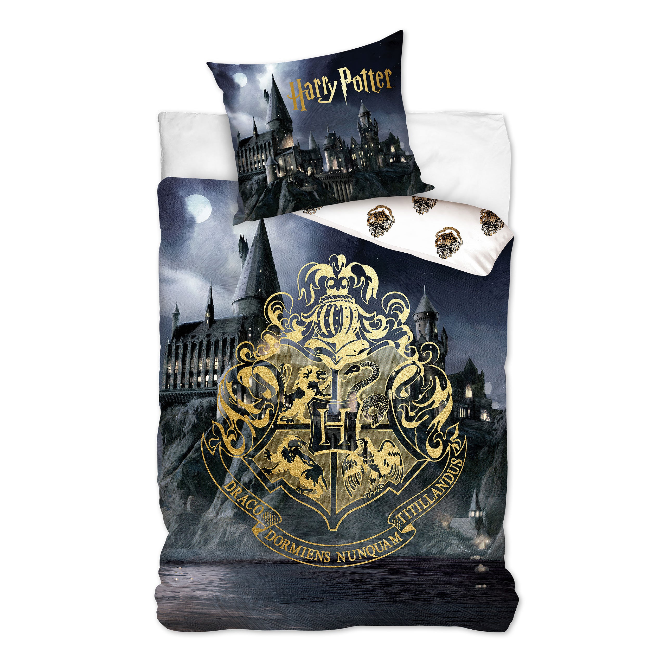 Image produit Harry Potter - Linge de lit réversible à blason