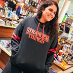 Image produit Stranger Things - Sweat à capuche noir avec logo